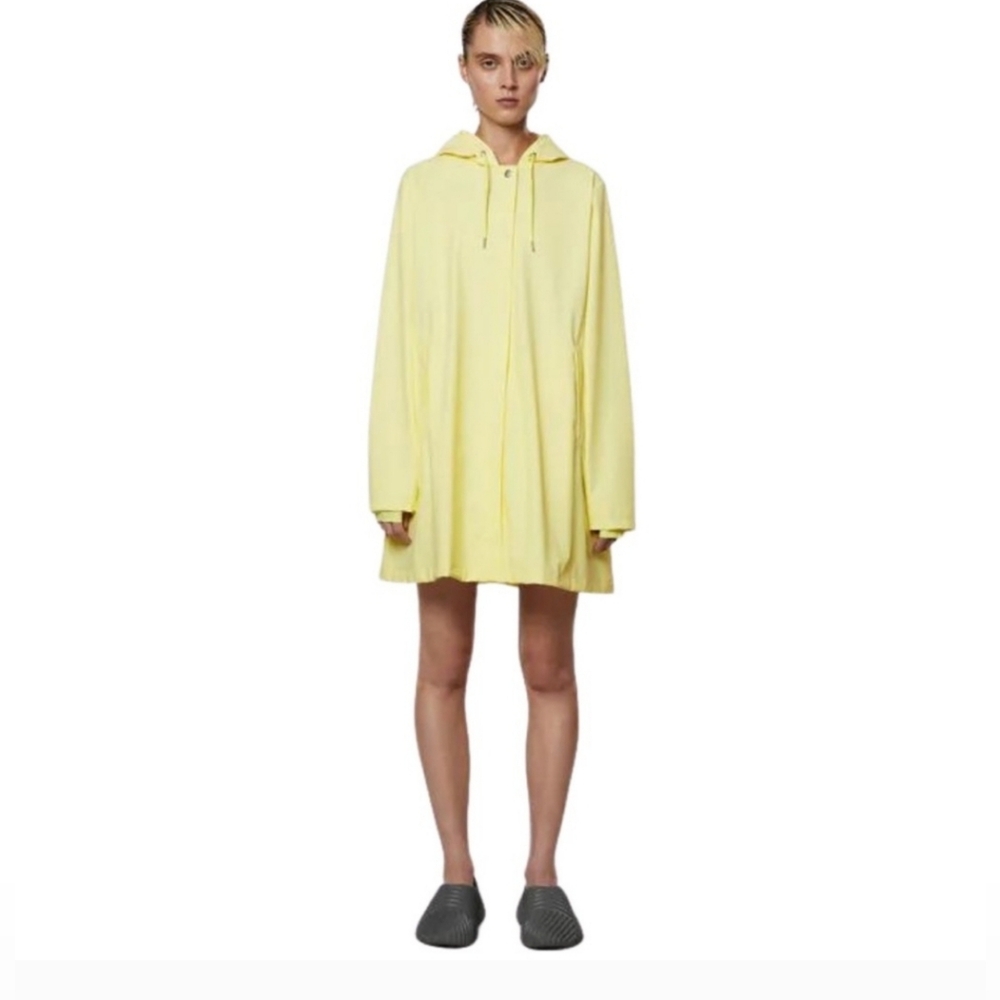 NWT RAINS A-line W jacket- straw